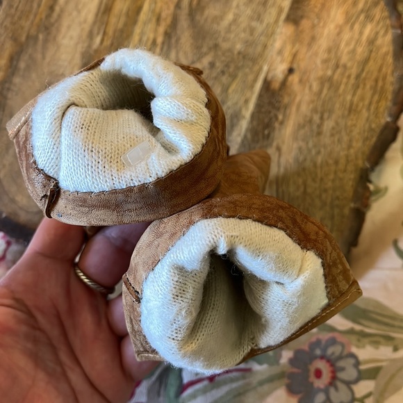 Vtg 70 80s LEATHER Driving Gloves Size Small Medium Classic Brown Pull-On Glove - Picture 6 of 12